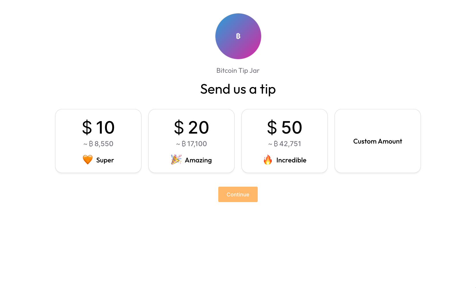 Screenshot of what the landing page should look like after completing step 3